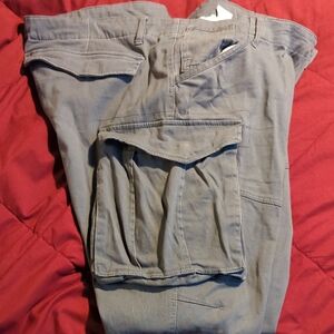 Fashion Nova Gray Cargo Pants for Casual Wear